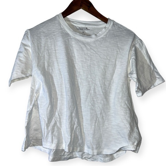 Kate Spade Saturday plain white tee SIZE XS - Picture 1 of 4